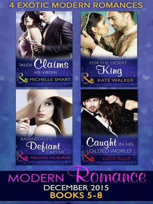 cover image of Modern Romance December 2015, Books 5-8